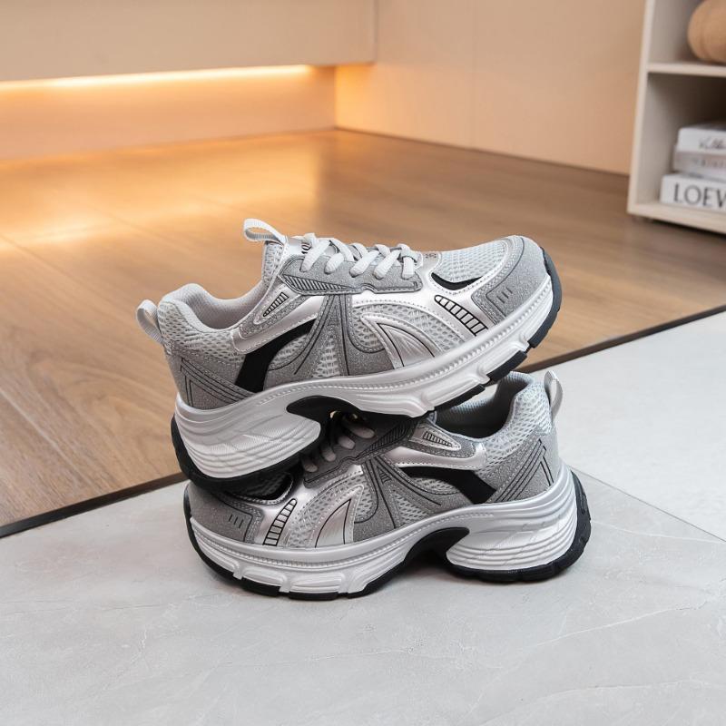 

New new dad shoes women s summer student sports running shoes casual shoes platform 40 сірий колір