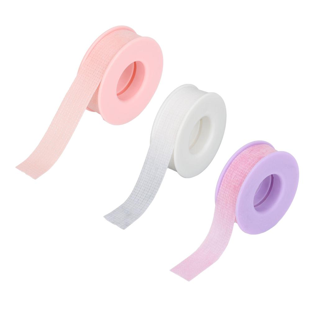 3 ks páska na řasy prodyšná snadno se trhá měkká tenká lepící páska pro prodlužování řas pro kosmetický salon Ho