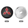 4ks 56mm+60mm Krytky středů kol pro auto, Poklice ráfku, Samolepky s emblémem Pro Mitsubishi Pajero Asx Lancer Outlander 3 l200 Příslušenství