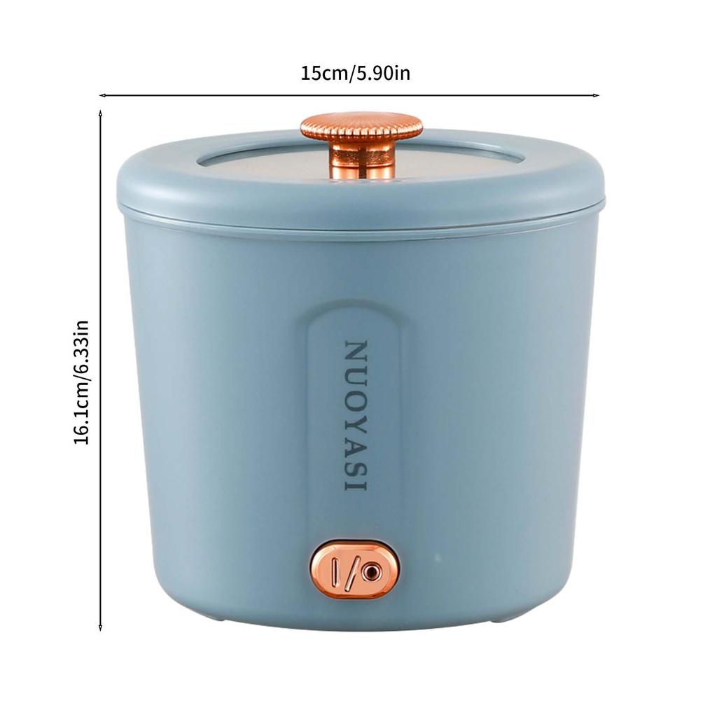 Horký hrnec Elektrický mini vařič Ramen 450W Vařič na nudle Multifunkční elektrický hrnec na vaření těstovinové polévky Přenosný hrnec s přehříváním