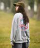 Peullukeu Snow Mountain Adventure Sweatshirt Gray Fmt3079