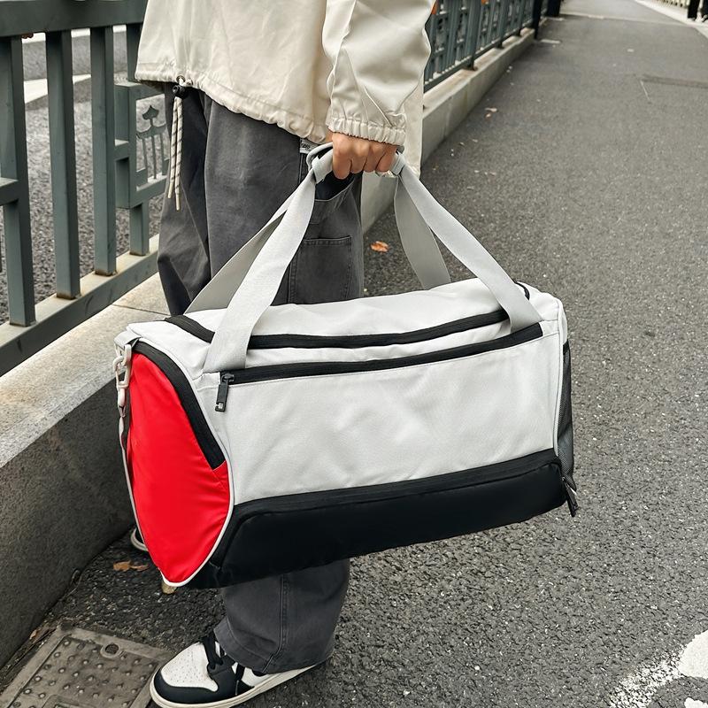 Design Sense of Pornographic Couple Sports Gym Bag Trendy Brand Large Capacity Travel Bag Casual Hand Strap Shoe Yoga Bag