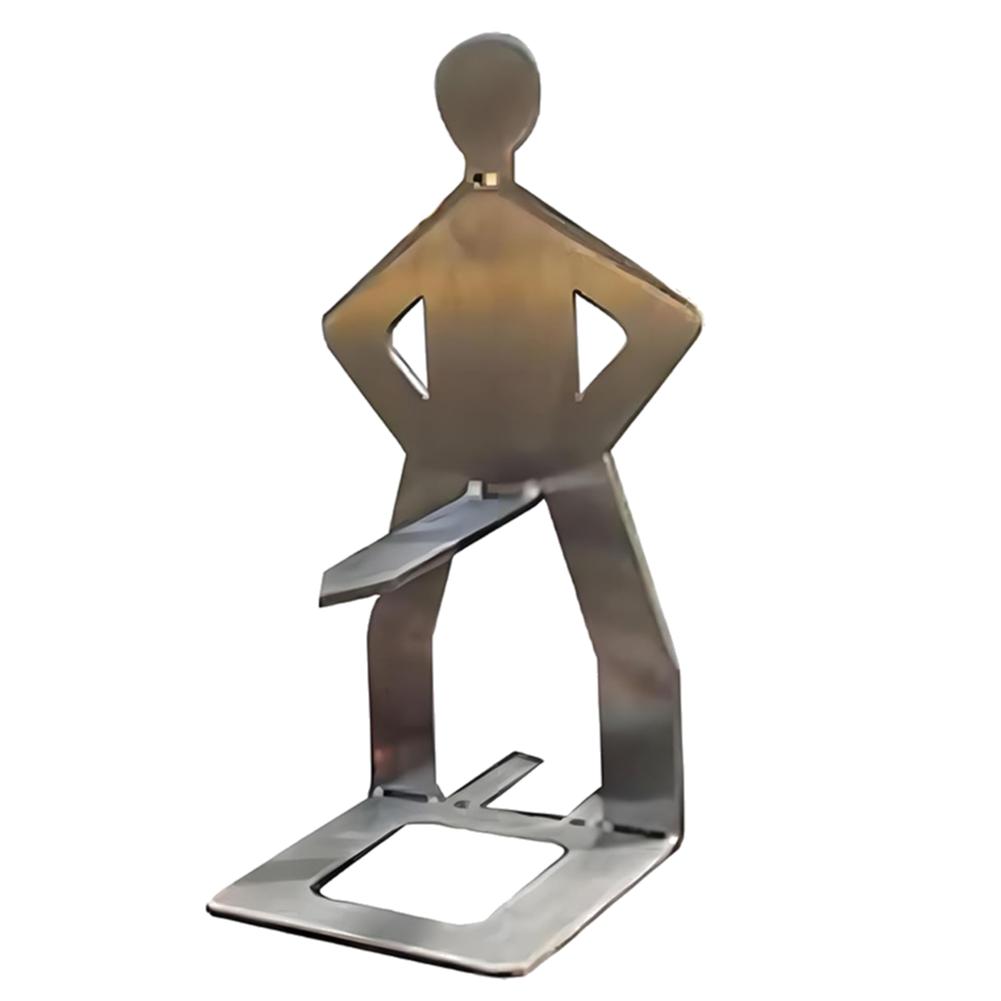 

Stainless Steel BBQ Sausage Roaster Holder Funny Standing Man Sausage Rack for Camping Picnics Hotdog Holder Grill Accessories