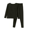 Ladies' Casual And Comfortable Round Neck Warm And Plush Sleepwear And Sleeping Pants Plus Plus Plus Size Inner Set