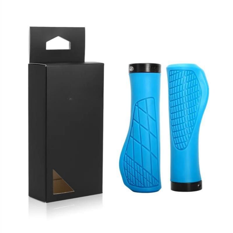 Bicycle Grips Soft Rubber For MTB Mountain Bike Shockproof Anti-Slip Handlebar Cover Lock On Ergonomic Cycling Handle Bar Parts