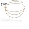 Sun Pendant Body Chain Boho Moon Chain Multi-layer Waist Belt