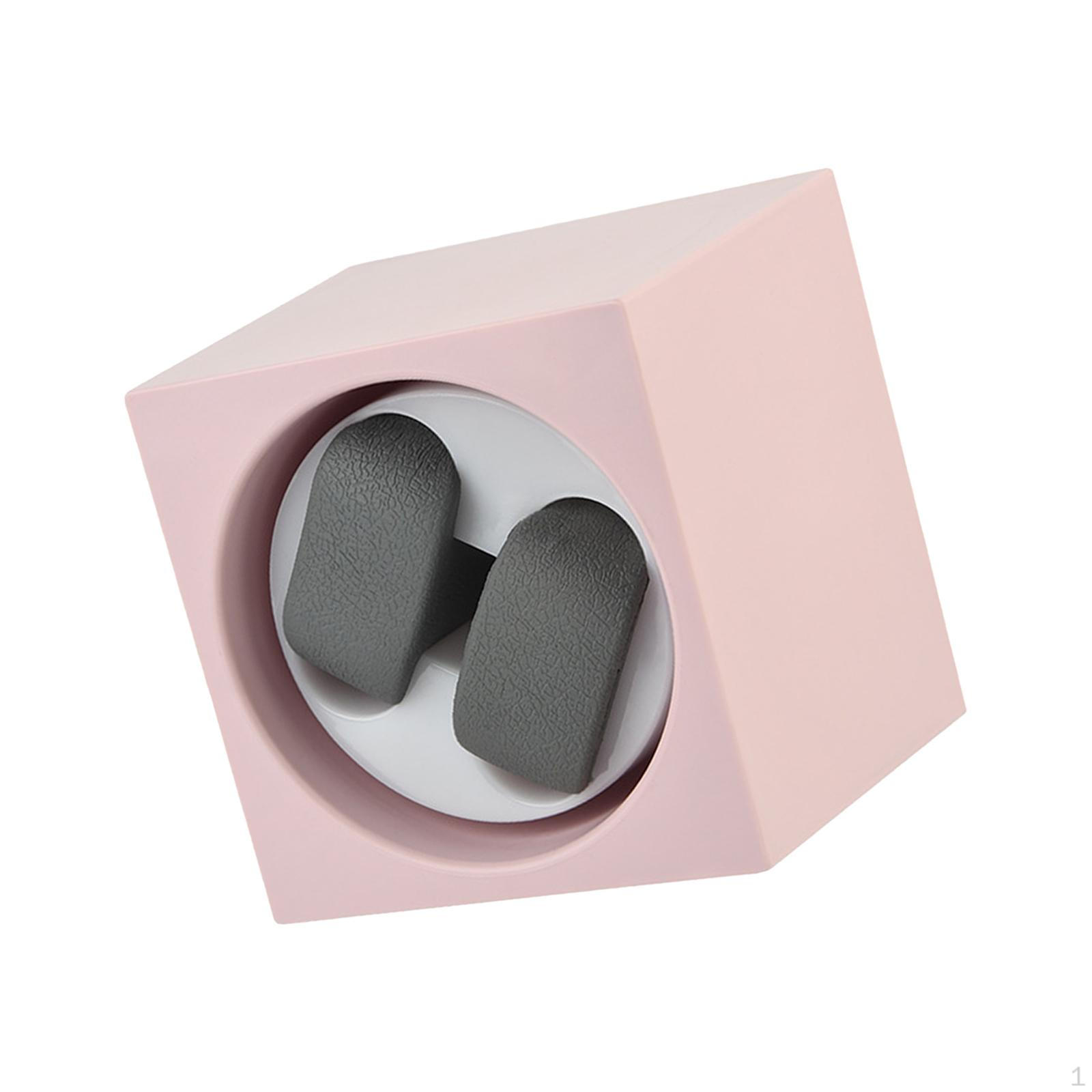 Двойная машина для намотки вращающегося устройства для намотки часов с мягкой подушкой розовый