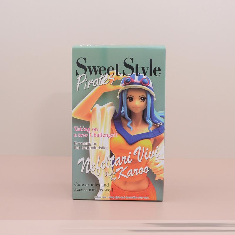 Anime One Piece Figure Sweet Style Pirates Nefeltari Vivi GRANDLINE JOURNEY Boa Hancock Nami Action Figure Model Toys In Stock