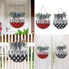 Eye-catching Ladybug Door Decor With Stunning Black White Gray Bow For Seasonal Home Style
