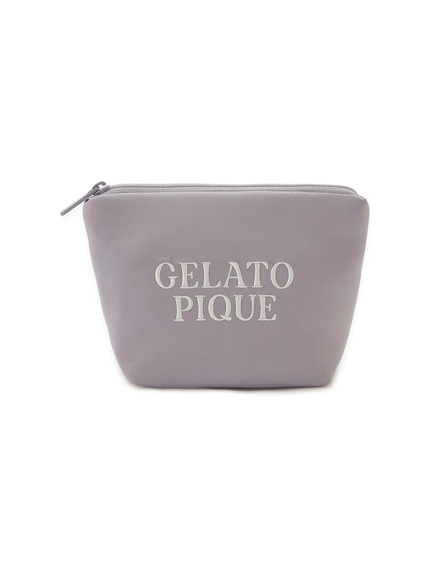 Satin Embroidered Tissue Pouch PWGB262647 NVY F [Gelato Pique] Women s