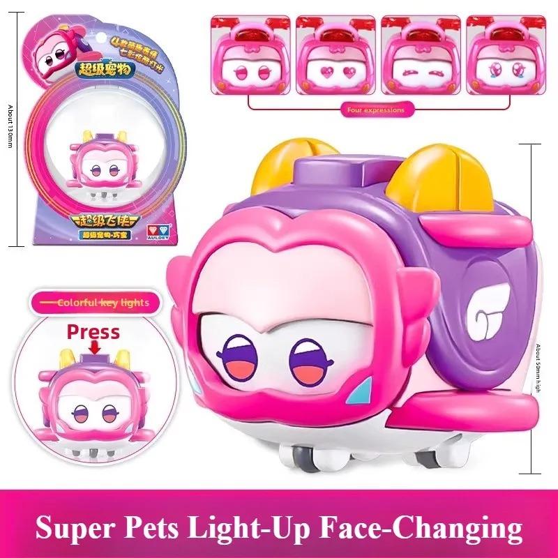 Super Wings Cartoon Transforming Toys Jett Paulie Dizzy Mira Wish Protector with Energy Ball Gift