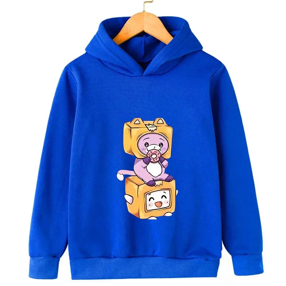 Spring Autumn Children Hoodie Cartoon Print Baby Boy Clothes Funny Streetwear Kids Clothes Girls Long Sleeve Sweatshirt Pullover
