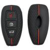 Wabenförmige Silikon-Autoschlüsselhülle für Ford Fiesta/Focus/C-Max