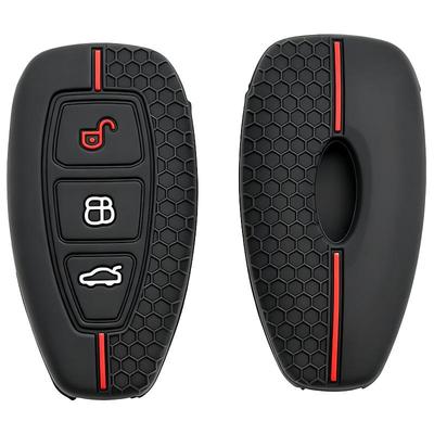 Honeycomb Silicone Car Key Case for Ford Fiesta/Focus/C-Max