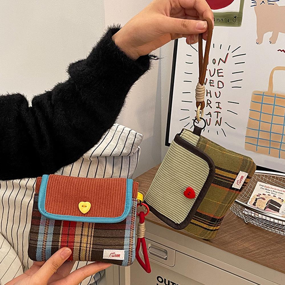 Contrast Color Data Cables Organizer Sanitary Pads Bag Large Capacity Cosmetic Bag Multipurpose Napkin Pouch Storage Bag