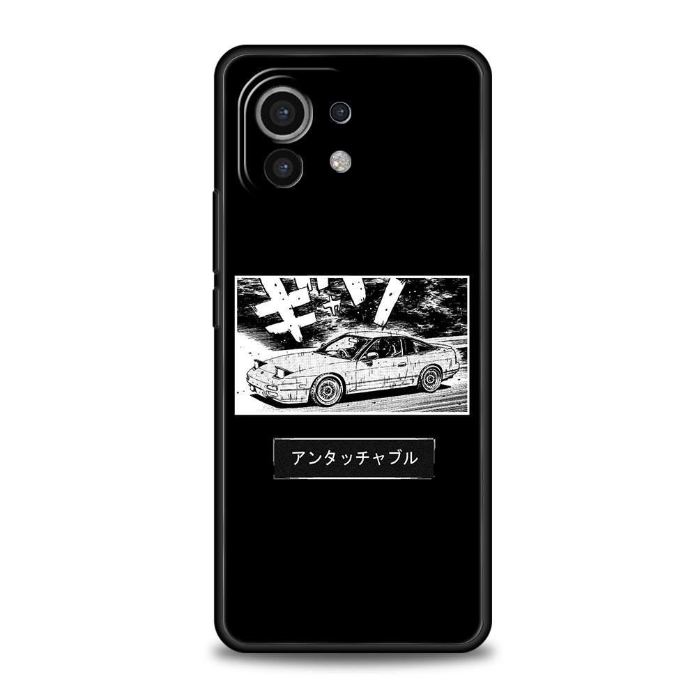 Initial D Car Phone Case Cover for Xiaomi Mi 17 15 14 13 12 11 Ultra 15T 14T 13T 12T 11T Pro Lite 5G Soft TPU Shell Fundas Capas