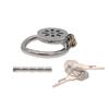 304 Stainless Steel Chastity Lock Penis Cage Male Bondage  Cockring CB Lock BDSM Slave Cuckold Sex Toys Urinary Catheter