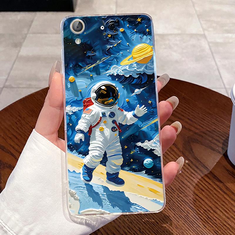 Hülle Für Huawei Y6 II Y6ii CAM-L21 L03 L23 L32 Hülle Ästhetisch Mode Niedliche Katze Cartoon Transparent TPU Weiches Silikon Rückabdeckung