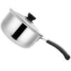 Stainless Steel Soup Pot Milk Pot Heat Resistant Handle Saucepan for Stove Cooking Stew Pasta Kitchen Cookware