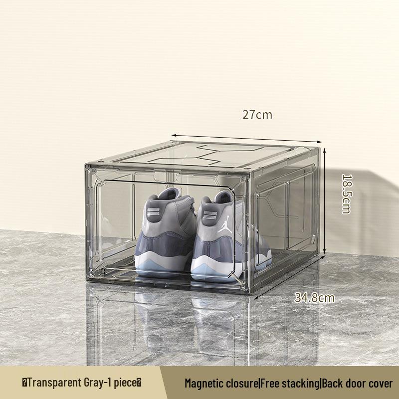 Transparent Six-Sided Hard Plastic Shoe Box with Anti-Oxidation for Sneaker Display