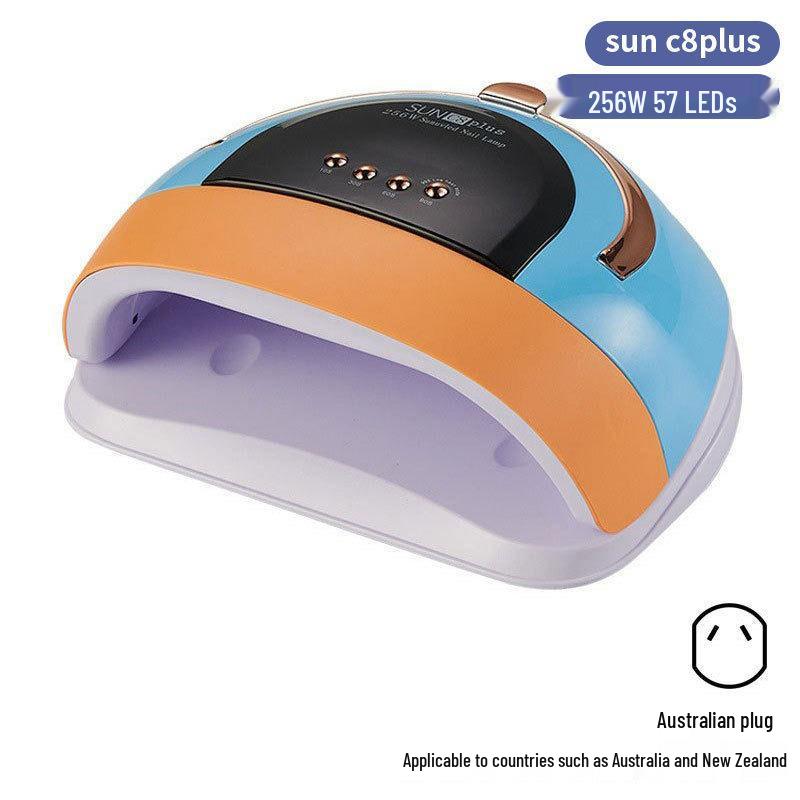 Dazzling 256W LED Nail Curing Lamp, Quick Dry Gel Lamp for Salon Use