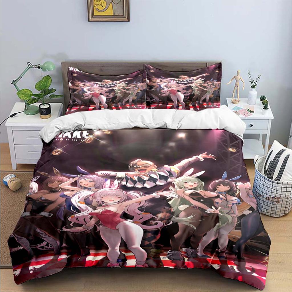 Hot Game Characters Nikke Goddess of Victory Bedding Sets Bed Supplies Set Duvet Cover Bed Comforter Set Bedding Set Luxury Gift