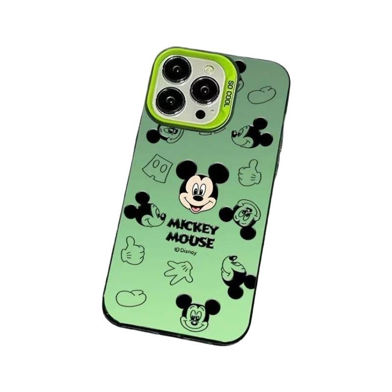 Cartoon Mickey Mouse Rock-paper-scissors Phone Case for iPhone 16 Plus and iPhone 18 Pro Max, Drop-proof, Cute, and Hard.