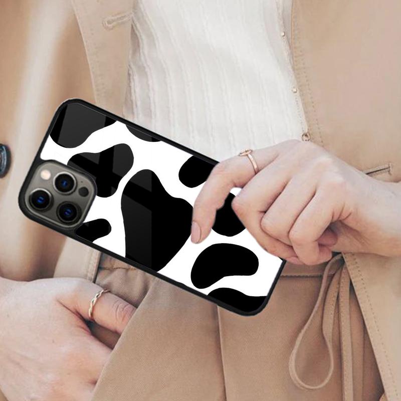 

Black and White Dalmatian Cow Zebra Magnetic Phone Case For APPLE iPhone 17 Air 16 14 13 12 Pro Max 15 Plus Wireless MagSafe iPhone 13mini