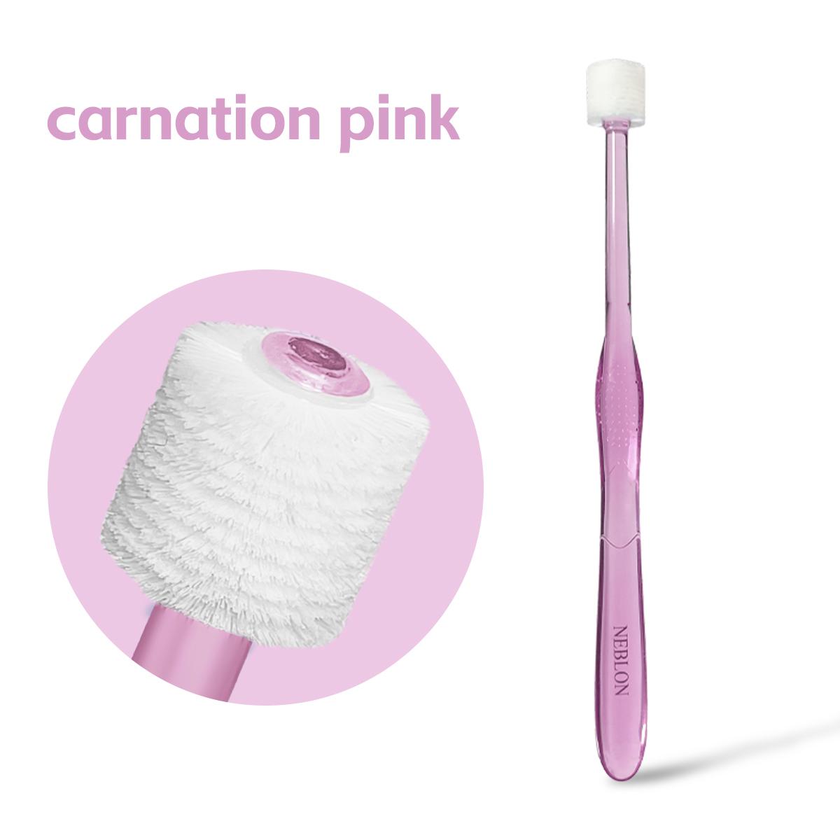 

Зубна щітка NEBLON 360 Rotating Toothbrush має нову конструкцію головки щітки, яка очищає всі сторони ваших зубів, захищає ясна та підтримує чистоту рота. гвоздики рожевого кольору