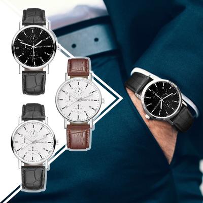 Fashion Exquisite Leather Retro Strap Quartz Men And Women Luxury Watches