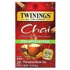 Twinings Decaffeinated Chai Flavored Black Tea, 20 Tea Bags, 40g (1.41oz)