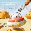 Children's Pressing Flying Saucer Inertia Toy Car Animal Shaped Educational Toy for Infants