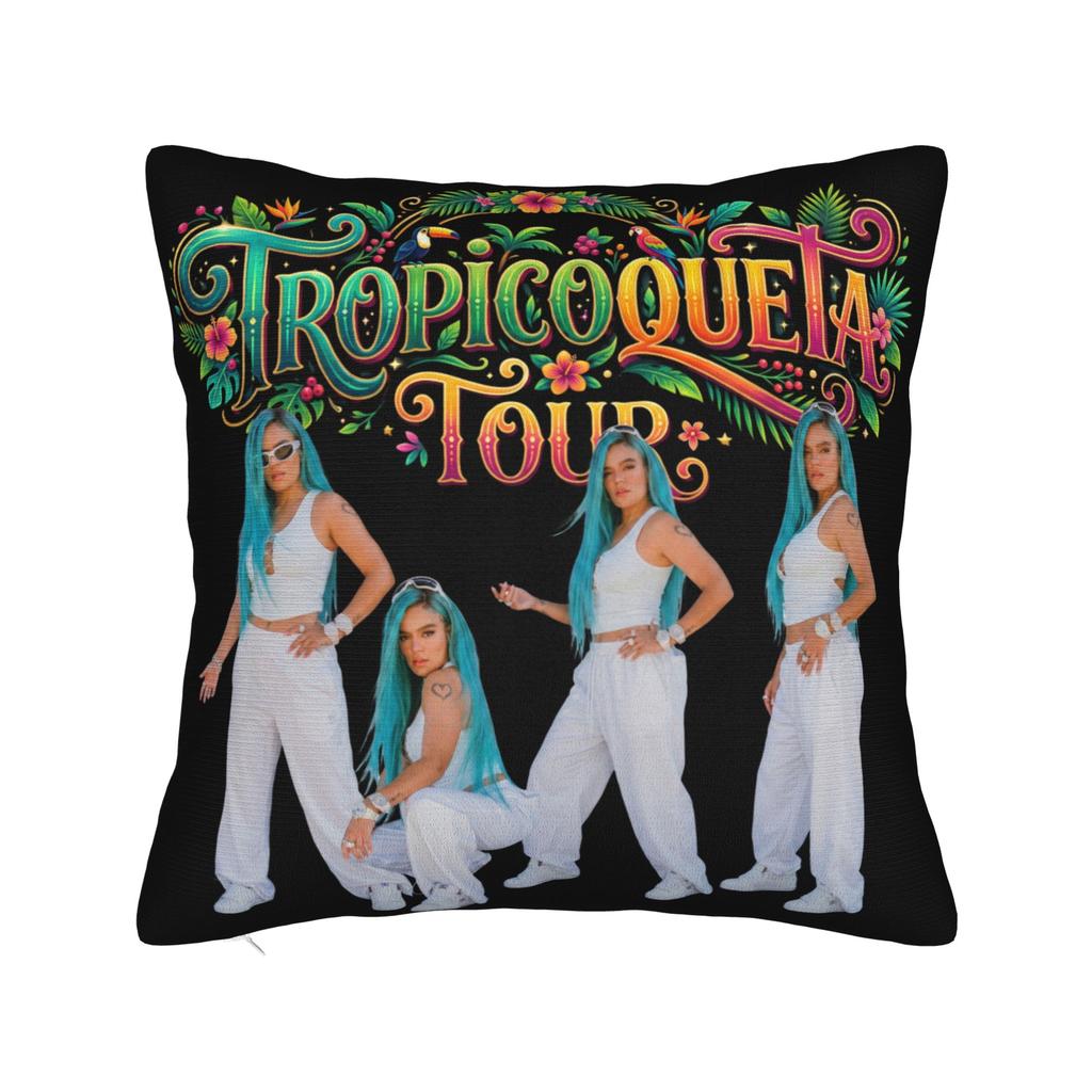 Manana Sera Bonito Karol G Music Pillowcase Printing Polyester Cushion Cover Decor Pillow Case Cover Bedroom Drop Shipping