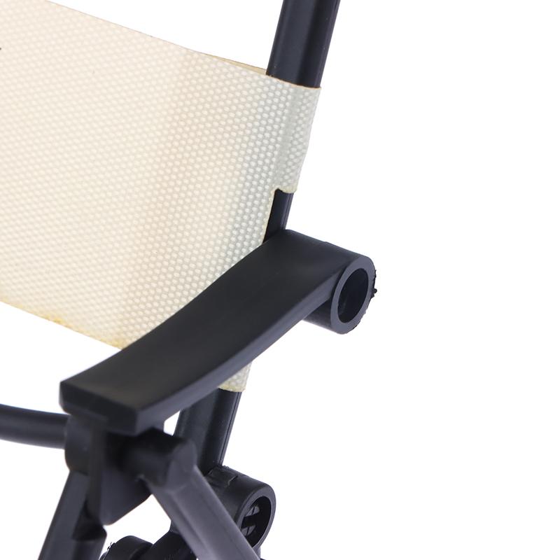 1:6 Dollhouse Mini Colorful Leisure Home Folding Chair Model Dollhouse Furniture Accessories