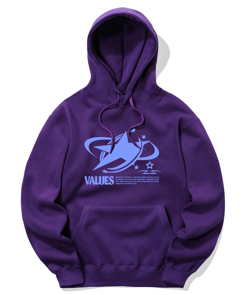 Blue Stars Graphic Hoodie - 9 Colors (Type A)