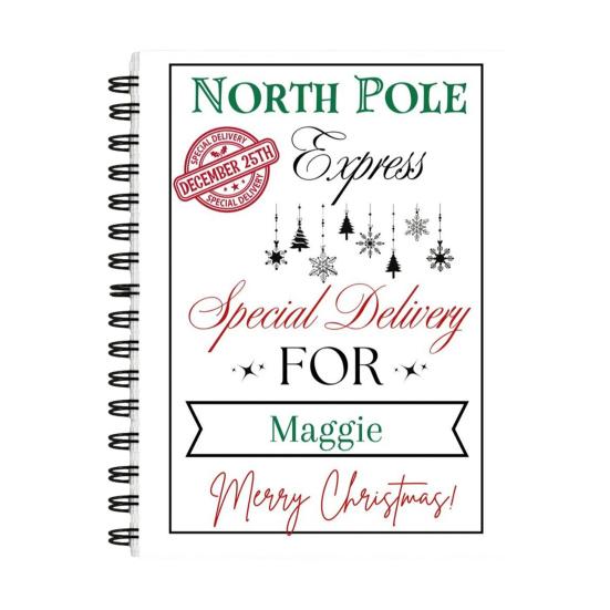 Christmas Gift Card Book DIY Spiral-Bound Merry Christmas College Survival Kit Greeting Card Holder