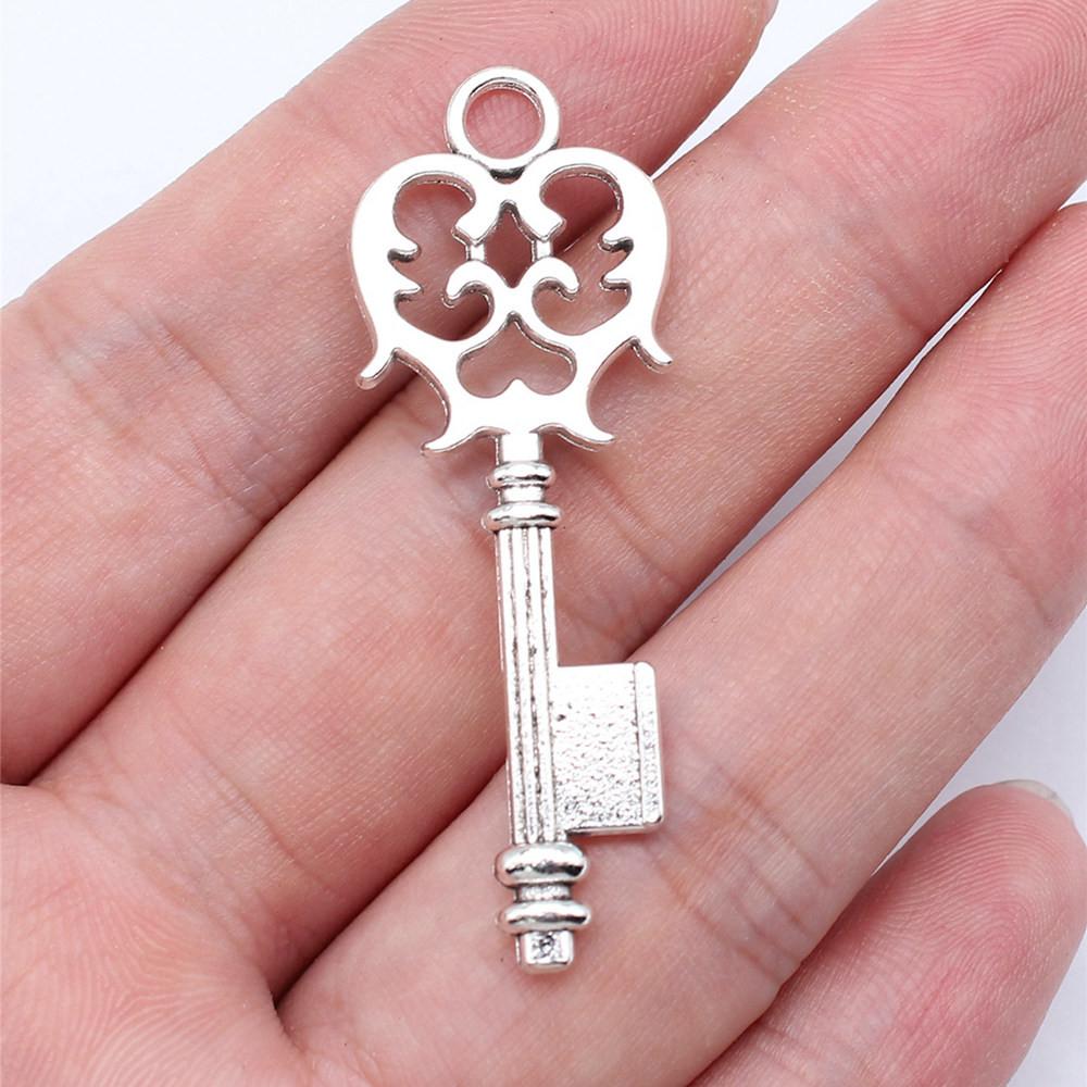 Key And Lock Charms Pendant Child Jewellery Massive Funny Art Supplies