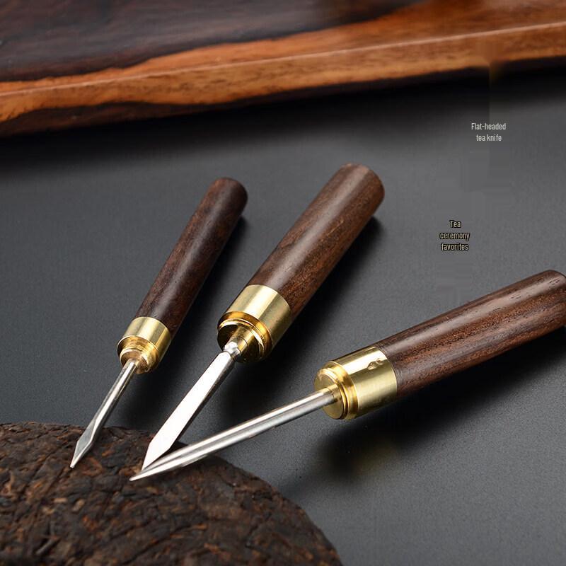 Cuchillo de madera para té Pu'er y Herramienta para palanquear