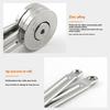 Sturdy Zinc Alloy Soft Close Hinges Accessory for Toy Box Chest Adjustable Lid Stay Tension Safe Smooth Closures 2PCS