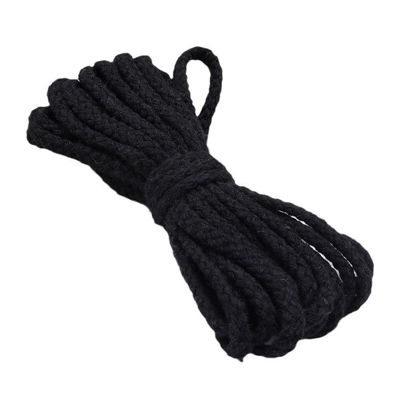 5mm Color Eight-Strand Handmade Cotton Rope for DIY Braiding, Drawstrings, and Binding