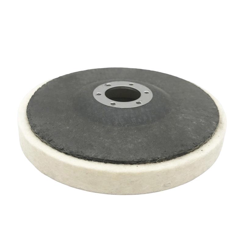 Fine Felt Polishing Wheel: Multiple Sizes for Angle Grinders, Uniform Gloss, Scratch-Resistant on Substrates