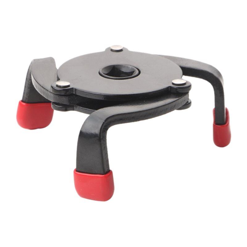 Universal Motorcycle Oil Filter Wrench Tool- Adjustable One-Way Three-Jaw Design-Boom