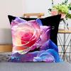 Rose Pillowcase Dormitory Decoration Office Living Room Sofa Home Pillowcase