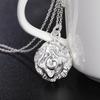 Trend Pretty Rose Flower   Copper Jewelry Set Earring Stud Bracelet Necklace for Women Fashion Party Couple Gifts