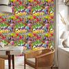 Colorful graffiti wallpaper for living room and bedroom 50x1000