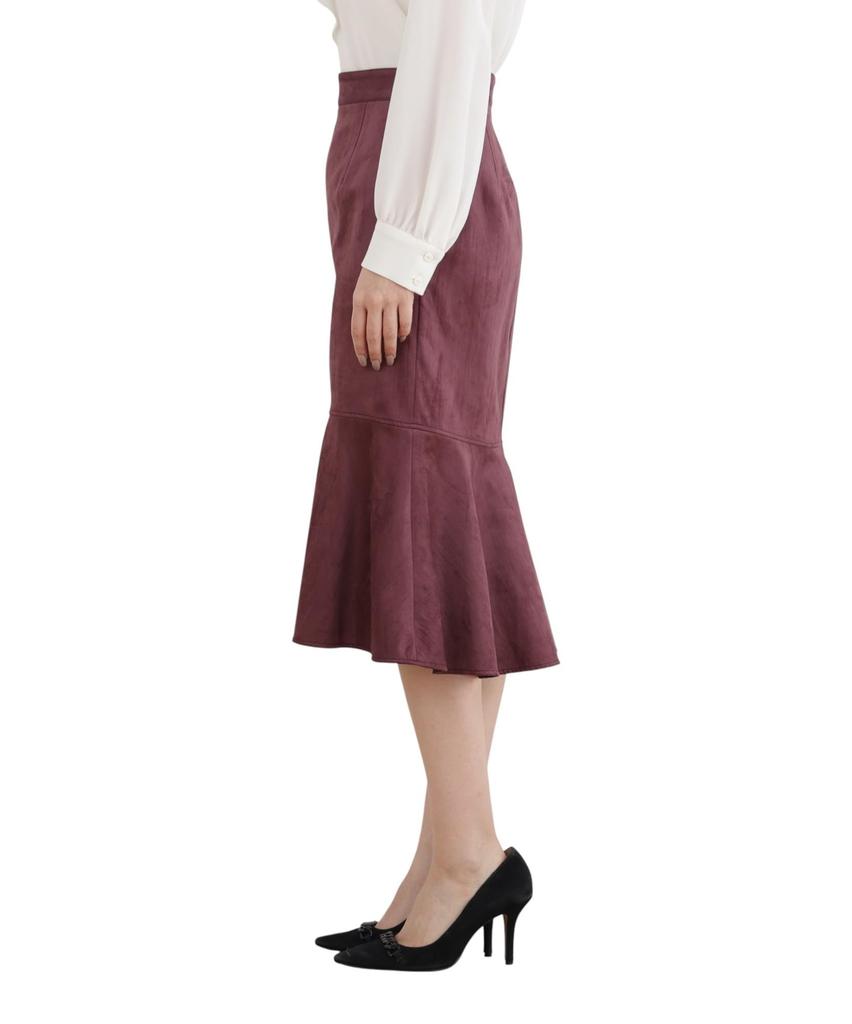 Pinky Diane Mermaid Skirt & (Stretch Suede) / Women's / 031-5220023 070_Wine