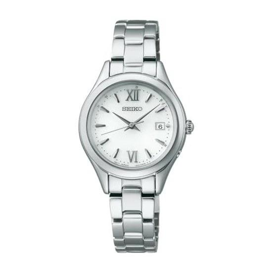 SEIKO SELECTION SWFH131 Ladies Watch S Series Solar Radio Wave Full Auto Calendar Function (Date) Dial Ivory Stainless Steel