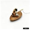 1Pc Creative Cat Fishing Boat Aquarium Ornament Premium Resin Marine Theme Durable Fish Tank Landscape Decor Aquarium Ornament
