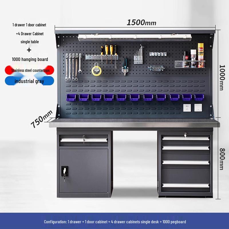 Stainless Steel Heavy Duty Anti-static Workbench for Workshop and Maintenance