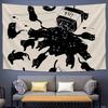 Nordic Style Tapestry Minimalist Cat Wall Hanging Japanese Kawaii Array for Dorm Room Living Room Decor